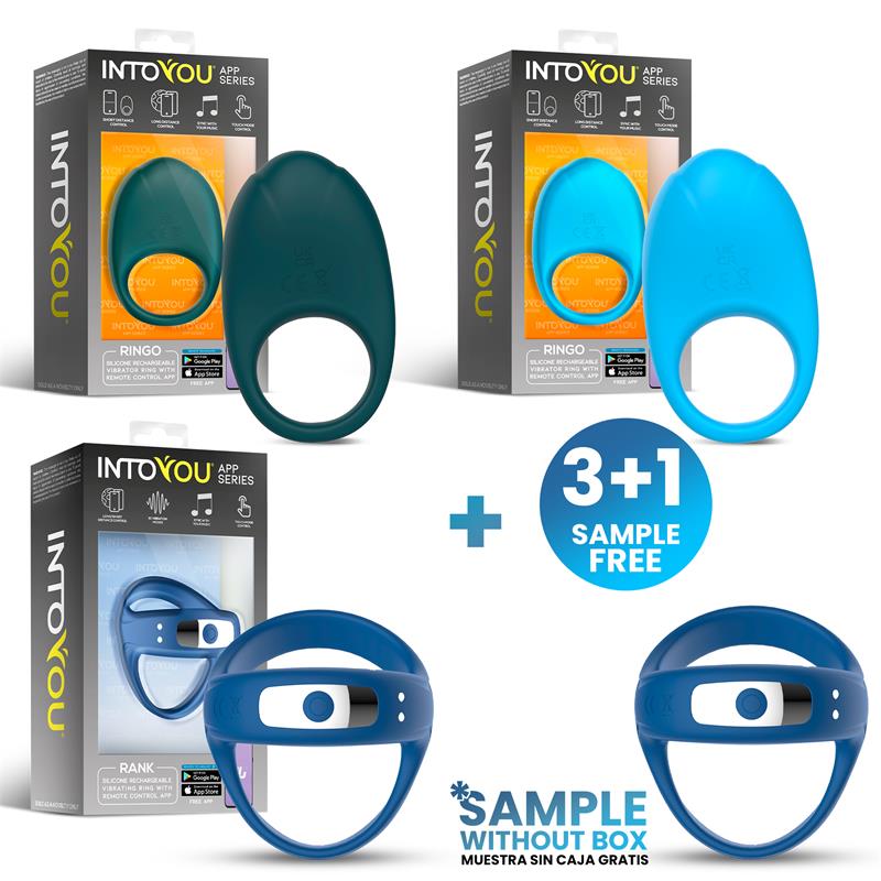 Pack 3 Muestra Surtido Anillos Ringo y Rank APP