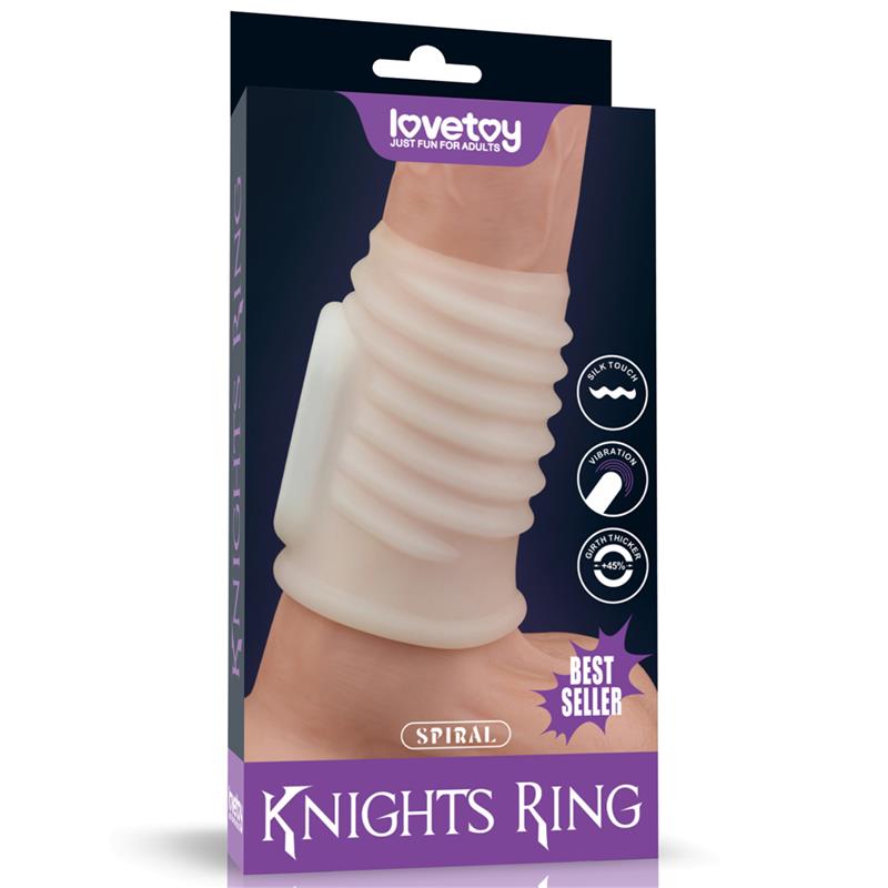 Funda para el Pene con Vibracion Spiral Knights