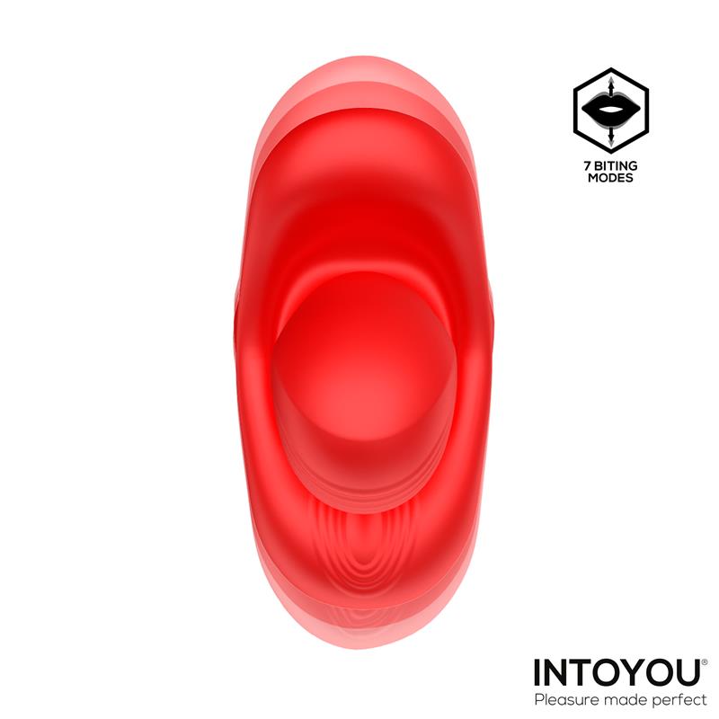Vyron Vibrador con Thrusting y Biting Mordisqueo