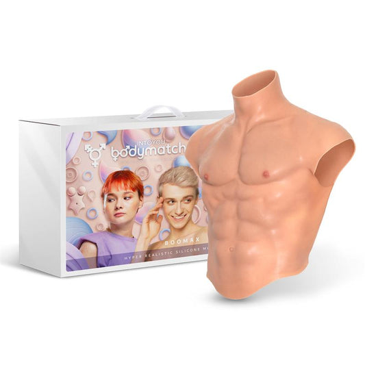 Boomax Traje Torso Masculino Hiperrealista Silicona Liquida Talla L