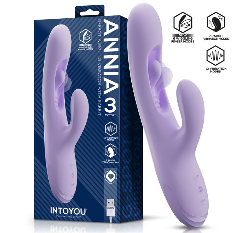 Annia Vibrador G Spot con Wiggling Interno