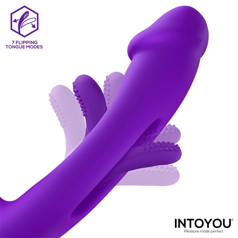 Siter 20 Vibrador con Lengua Flapping Golpeteo y Cabezales Intercambiables