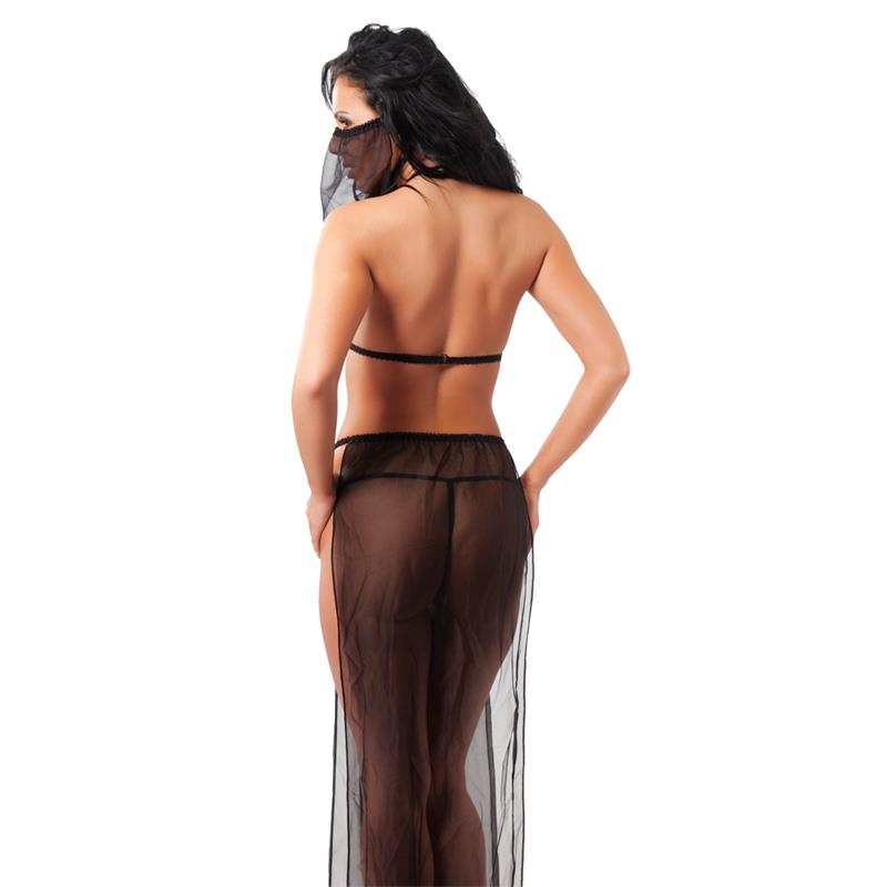 Disfraz Danza del Vientre Negro Talla unica