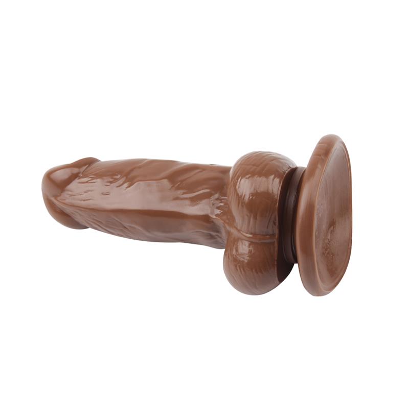Dildo Jumbo Jack 6 con Vibracion marron