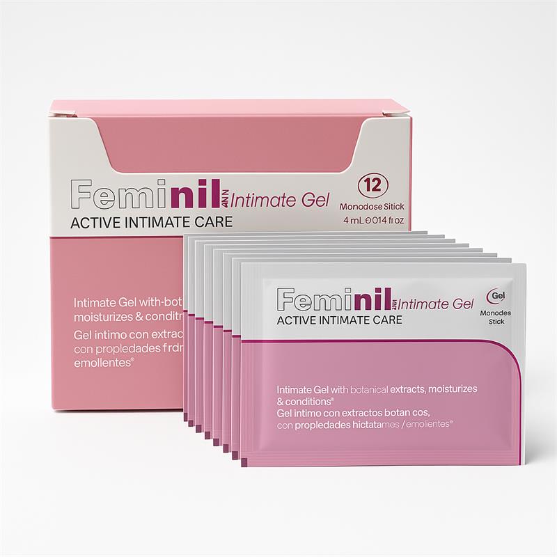 Lubricante Efecto Calor Feminil Lube 12 Monodosis 4 ml